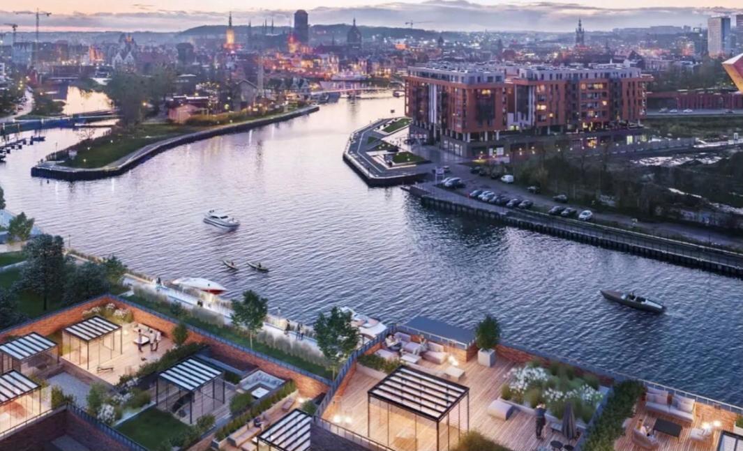 Motlawa Inn Apartment-Suna,Gym&Parking Gdansk Luaran gambar